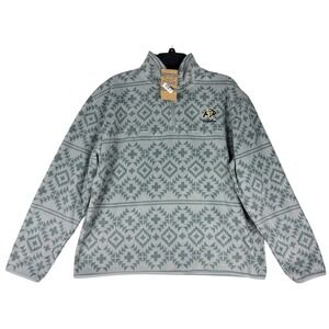 Rivalry Threads Colorado Buffaloes Youth Large 12/14 Gray Aztec Quarter Zip NWT
